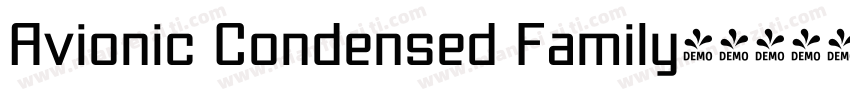 Avionic Condensed Family字体转换